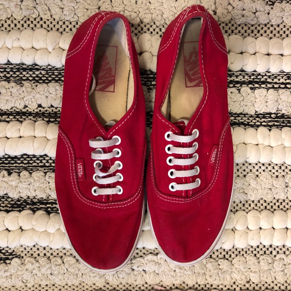 VANS Red Sneakers